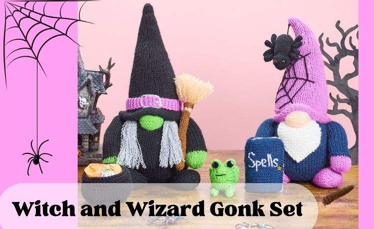 Witch and Wizard Gonk (Gnome) Pattern Set