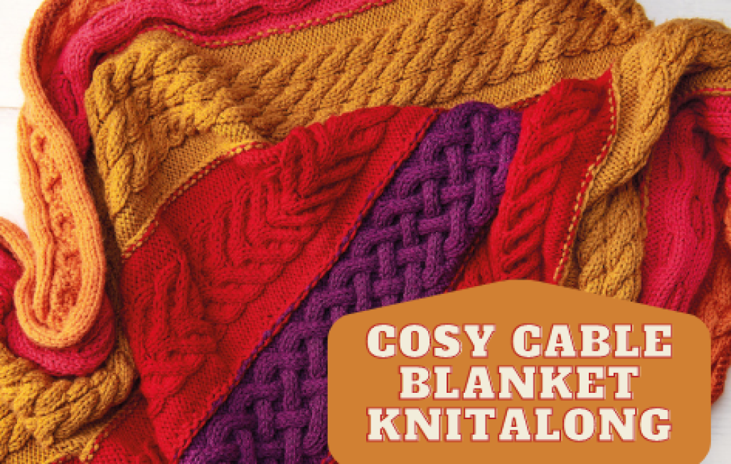 Cosy Cable Blanket Knitalong