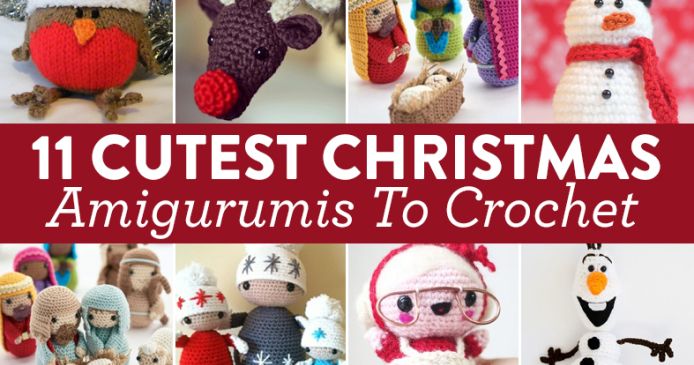 11 Cutest Christmas Amigurumis To Crochet Knitting Blog