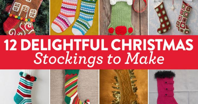12 Delightful Christmas Stockings To Make Knitting Blog