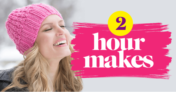 2 Hour Makes Knitting Blog