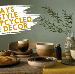5 ways to style your upcycled home décor