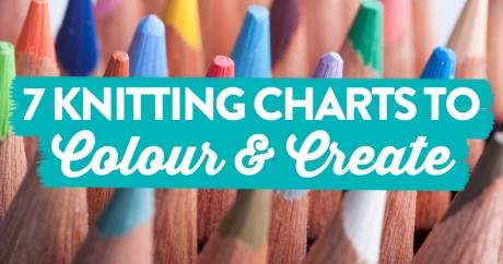 7 Knitting Charts To Colour & Create!