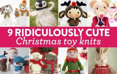 9 ridiculously cute Christmas toy knits