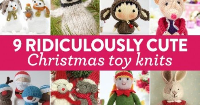 9 ridiculously cute Christmas toy knits Knitting Blog