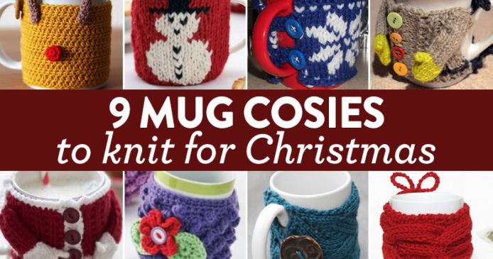9 Mug Cosies To Knit For Christmas Knitting Blog