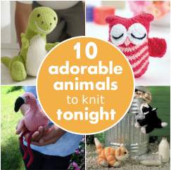 10 adorable animals to knit tonight