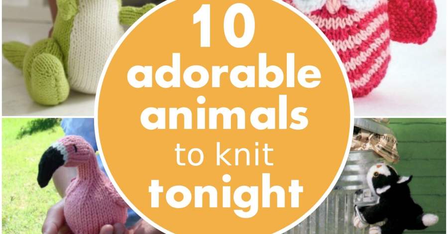 10 adorable animals to knit tonight