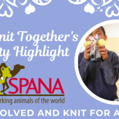 Let’s Knit Together’s Charity Highlight: SPANA Big Knit for Vets