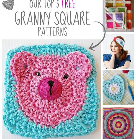 Our top 5 free granny square patterns