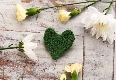 Knit A Green Heart For Climate Change Awareness!