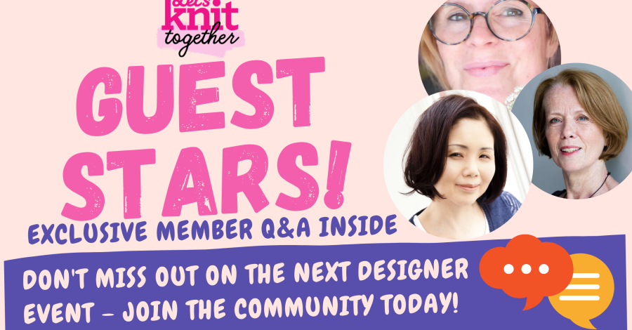 Fiona Goble, Claire Garland and Sachiyo Ishii Knitting Q&A