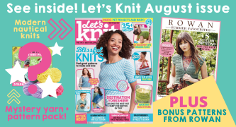Preview! Let’s Knit August issue 186