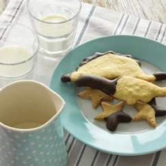 Recipe: chocolate dipped orange shortbread