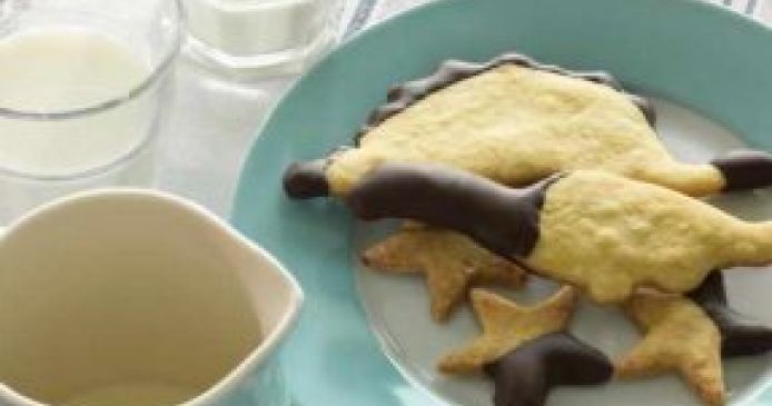 Recipe: chocolate dipped orange shortbread Knitting Blog