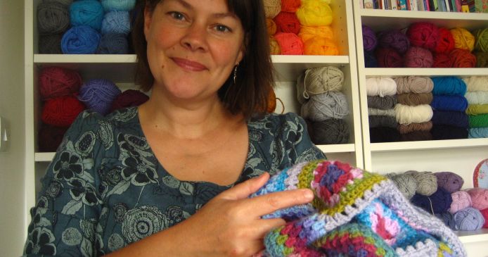 Lucy from Attic24 On Magical Mandalas Knitting Blog