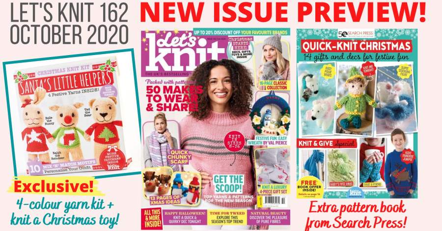 Exclusive Preview Let’s Knit Magazine 162 October 2020