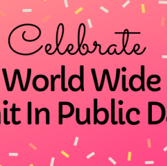 Celebrate World Wide Knit In Public Day