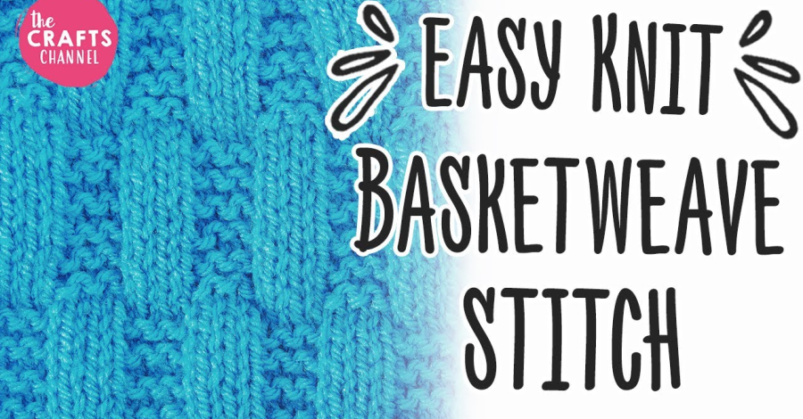 Easy Knit Basketweave Stitch