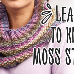 Learn to Knit Moss Stitch With Stuart Hillard