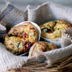 Recipe: Cheese, Tomato, and Courgette Muffins