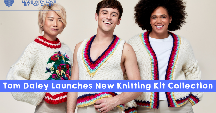Tom Daley Launches New Knitting Kit Collection!
