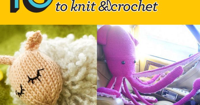 Top 10 colourful critters to knit and crochet Knitting Blog