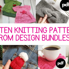 Top Ten Knitting Patterns from Design Bundles