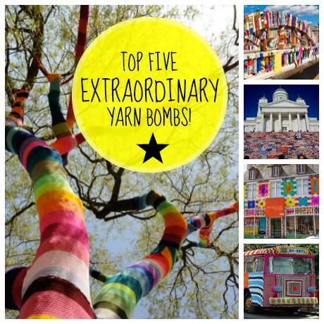 Top 5 extraordianary yarn bombs