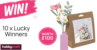 Win a Hobbycraft Floral Blooms Crochet Kit worth £10 Knitting Giveaway