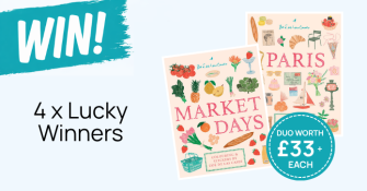Win 1 of 4 adult colouring and sticker book duo’s Knitting Giveaway