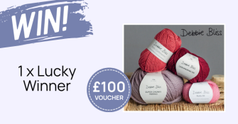 Win £100 voucher to spend on Debbie Bliss yarns & pattern collections Knitting Giveaway
