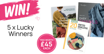 Win 1 of 5 knitting book trio’s from Search Press Knitting Giveaway