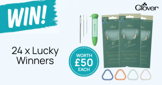 Win 1 of 24 bundles of Clover knitting supplies Knitting Giveaway