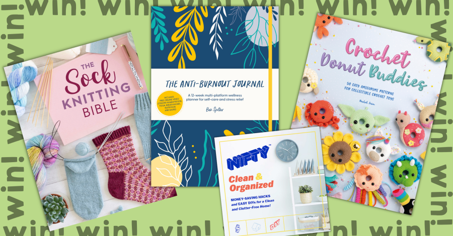 Win a David & Charles book bundle and £100 embroidery tutorial! Knitting Giveaway