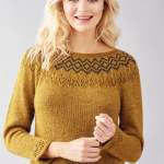 No-Sew Fair Isle Sweater Knitting Pattern