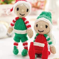 Quick Christmas Elves Knitting Pattern