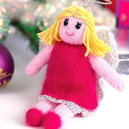 Fae the Christmas Angel Knitting Pattern