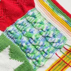 Cable Square Motif Knitting Pattern Knitting Pattern