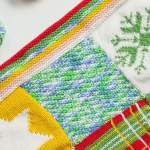 Diagonal Lines Square Motif Knitting Pattern Knitting Pattern