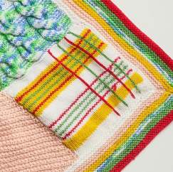 Tartan Square Motif Knitting Pattern - Knitting Pattern