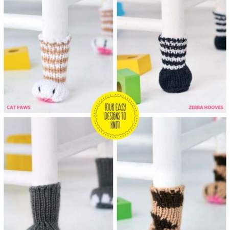 Animal Chair Leg Covers Knitting Pattern