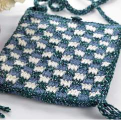 Crochet shoulder bag Knitting Pattern