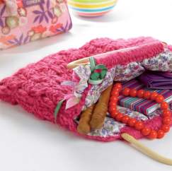 Chunky Floral Bag Knitting Pattern