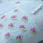 Fair Isle Flower Cushion Knitting Pattern Knitting Pattern
