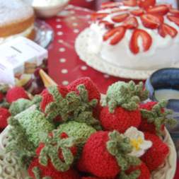 Knitted Strawberries Knitting Pattern