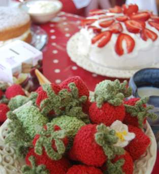 Knitted Strawberries Knitting Pattern