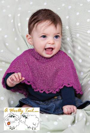 Pretty Baby Poncho Knitting Pattern