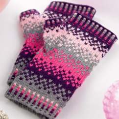 Scandinavian Style Mittens Knitting Pattern