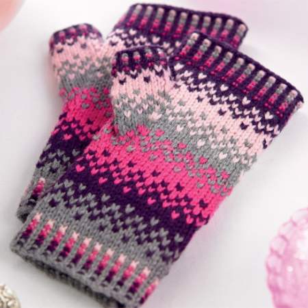Scandinavian Style Mittens Knitting Pattern